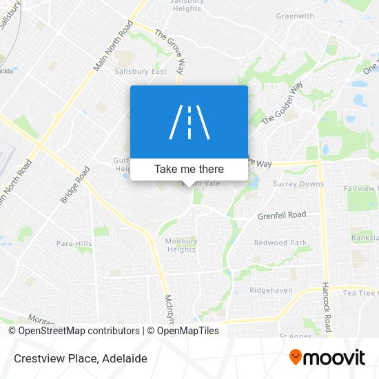 Crestview Place map