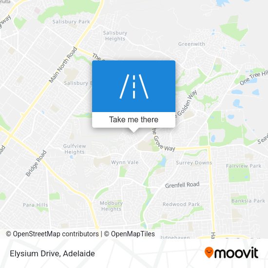 Elysium Drive map