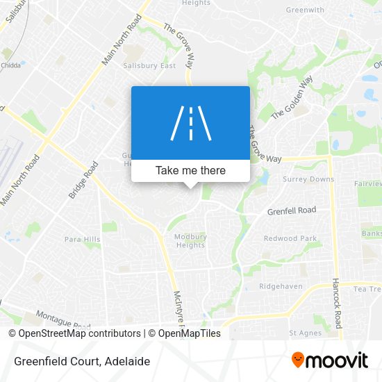 Greenfield Court map