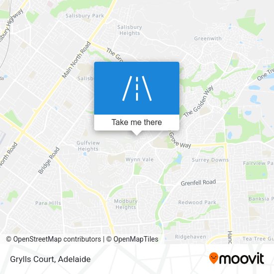 Grylls Court map