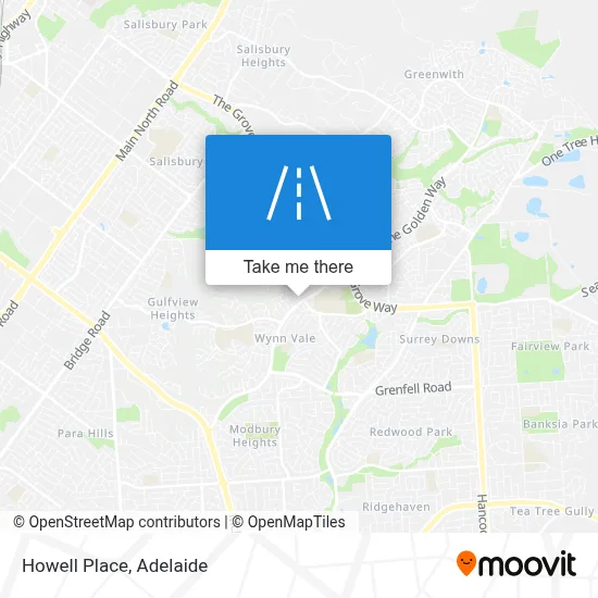 Mapa Howell Place