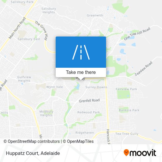 Huppatz Court map