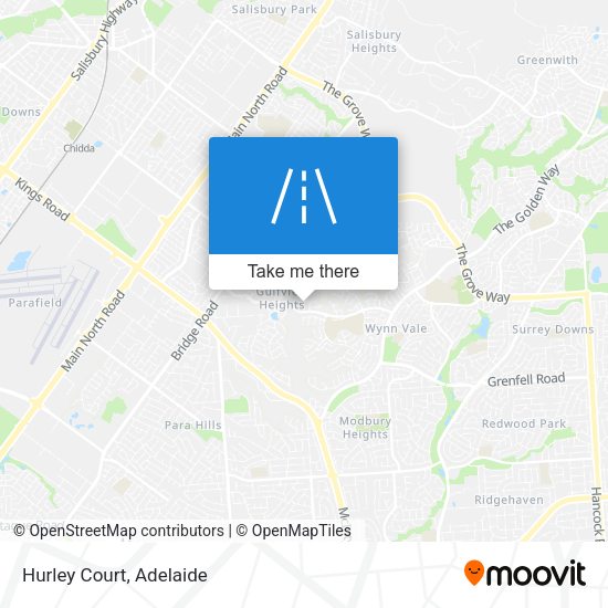 Hurley Court map