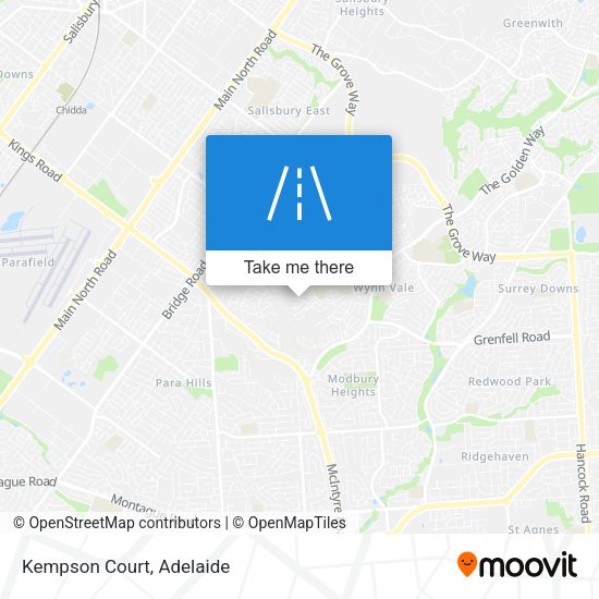 Kempson Court map