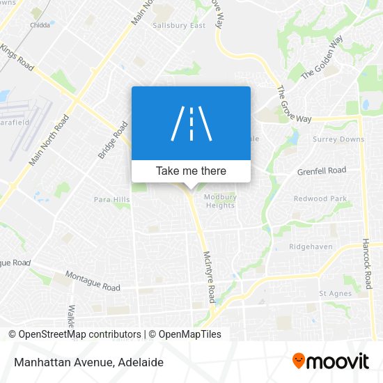 Manhattan Avenue map
