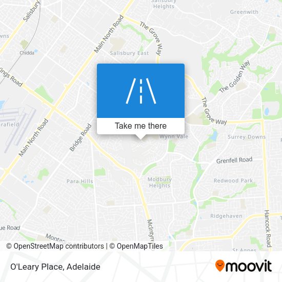 O'Leary Place map