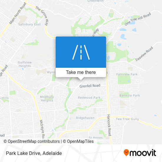 Park Lake Drive map