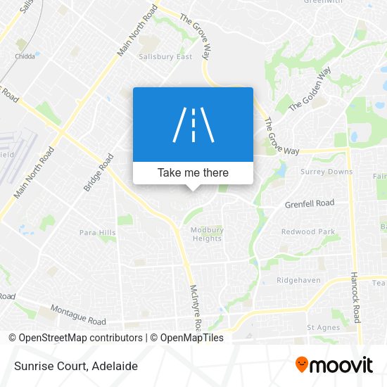 Sunrise Court map