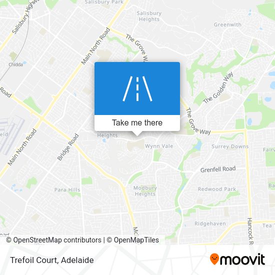 Trefoil Court map