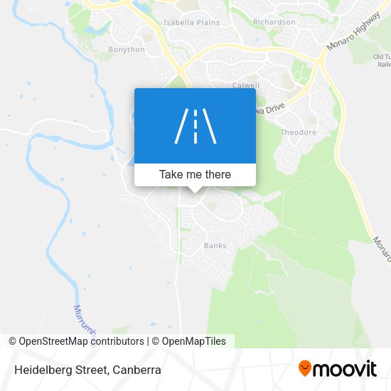 Heidelberg Street map