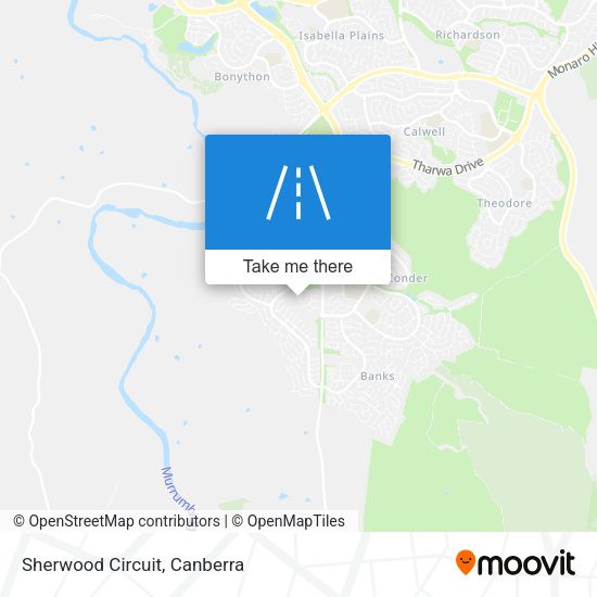 Sherwood Circuit map