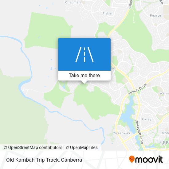 Old Kambah Trip Track map