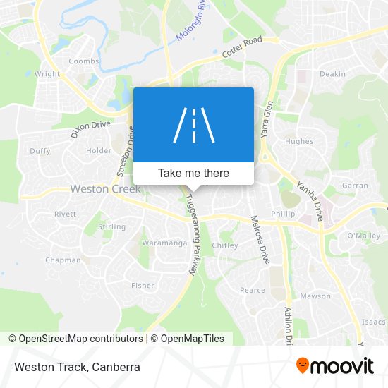 Weston Track map