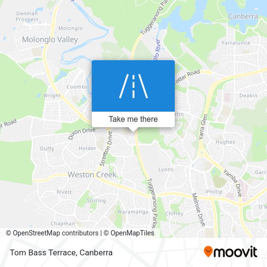 Tom Bass Terrace map