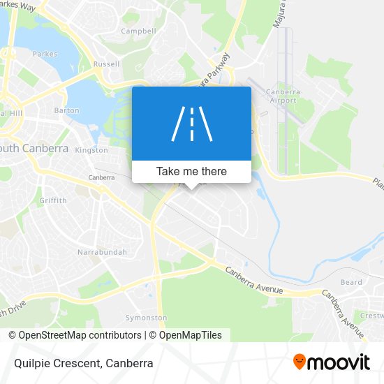 Quilpie Crescent map