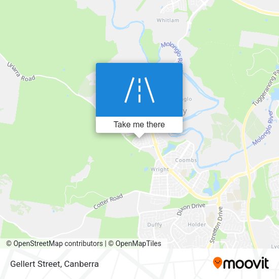 Gellert Street map