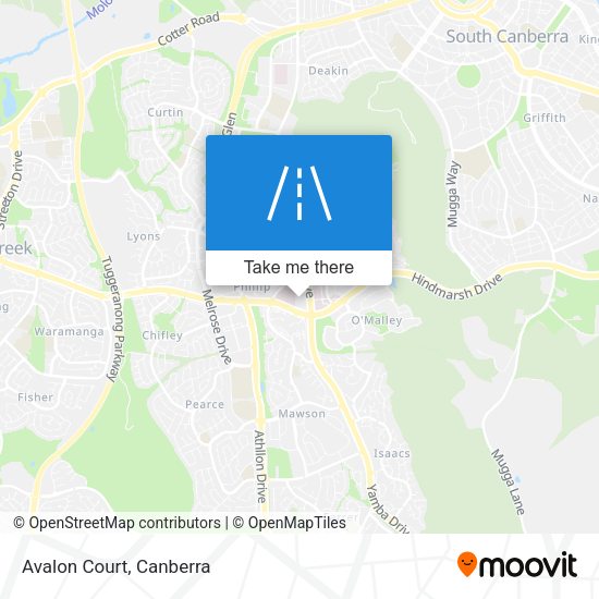 Avalon Court map
