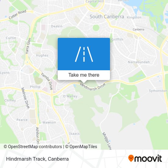 Hindmarsh Track map
