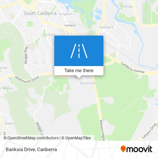 Banksia Drive map