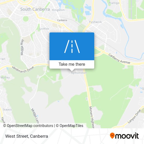 West Street map