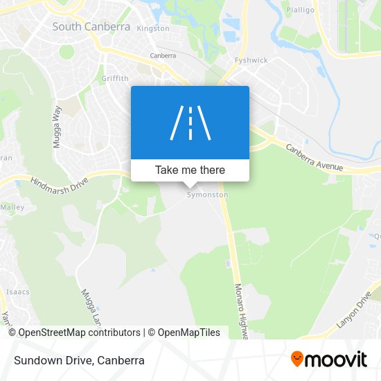 Sundown Drive map