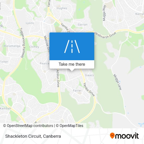 Shackleton Circuit map