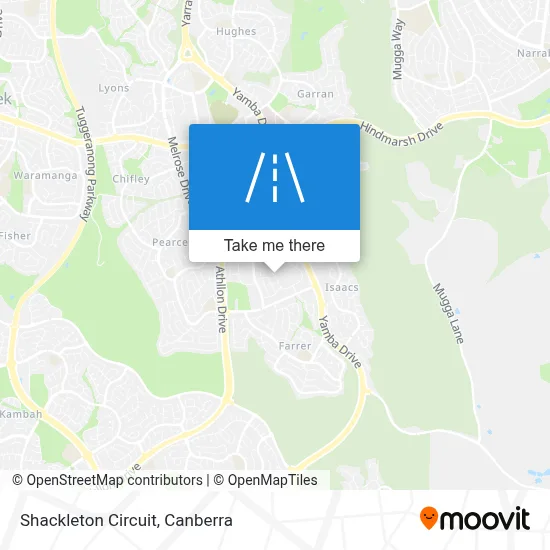 Mapa Shackleton Circuit