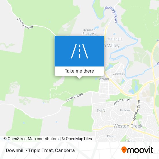 Downhill - Triple Treat map