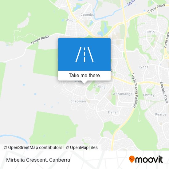 Mirbelia Crescent map