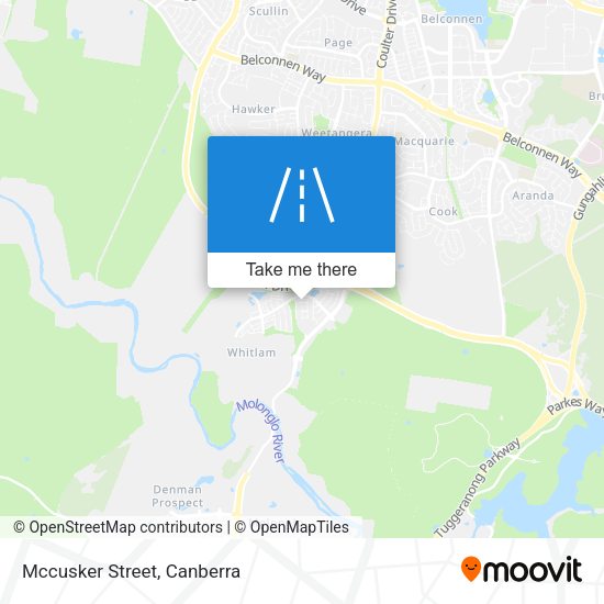 Mccusker Street map