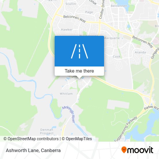 Ashworth Lane map