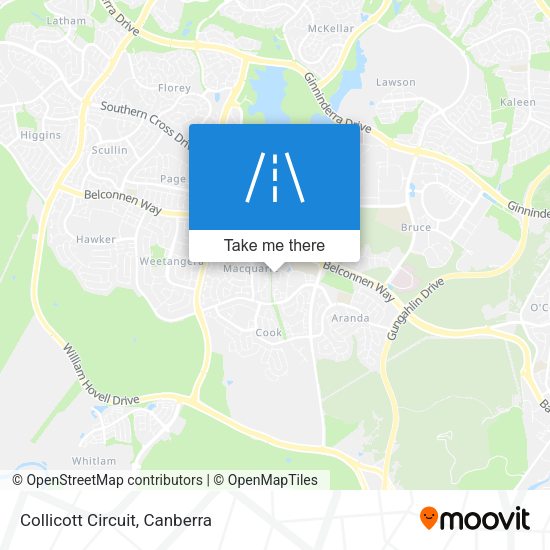 Collicott Circuit map