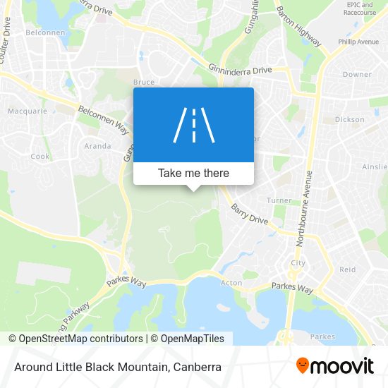 Around Little Black Mountain map