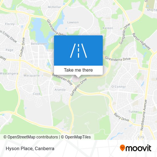 Hyson Place map