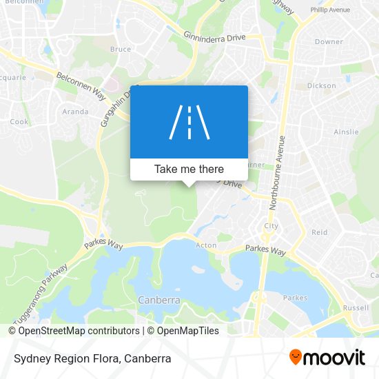 Sydney Region Flora map