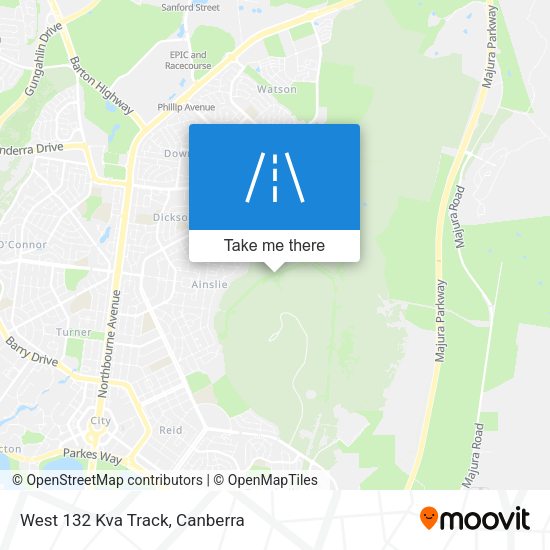West 132 Kva Track map