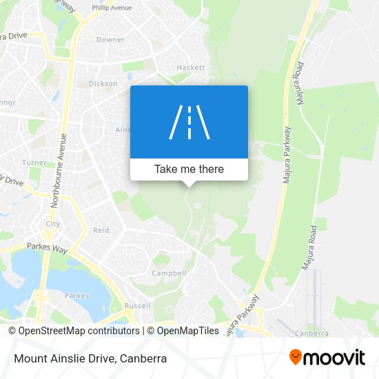 Mount Ainslie Drive map