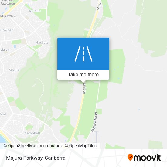 Majura Parkway map