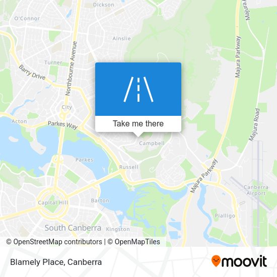 Blamely Place map