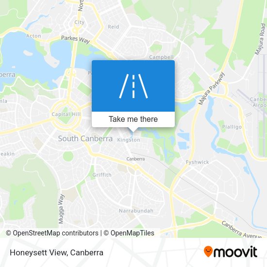 Honeysett View map
