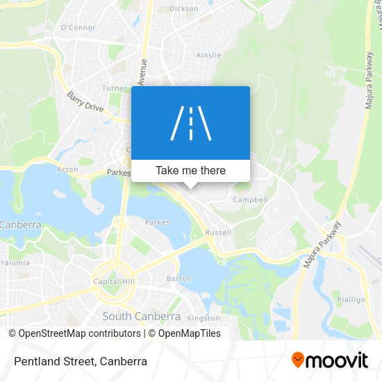 Pentland Street map