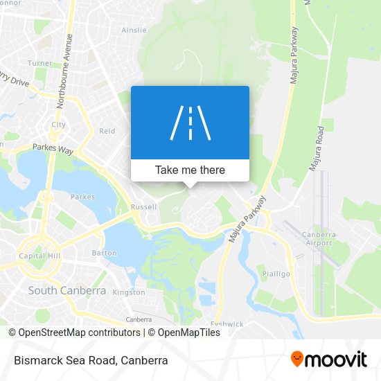 Bismarck Sea Road map
