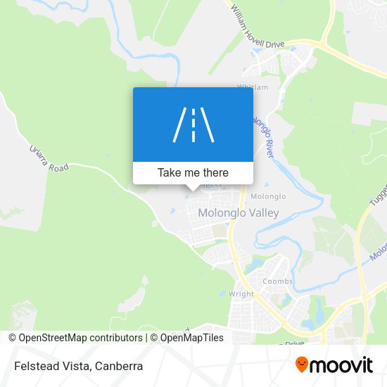 Felstead Vista map