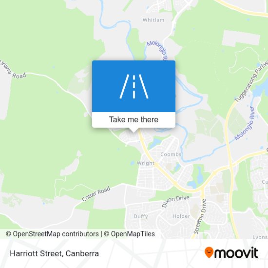 Harriott Street map