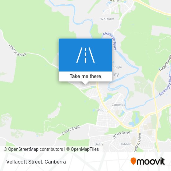 Vellacott Street map