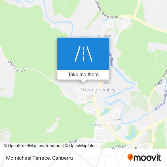 Mcmichael Terrace map