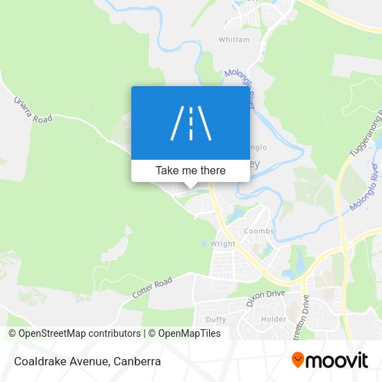 Coaldrake Avenue map