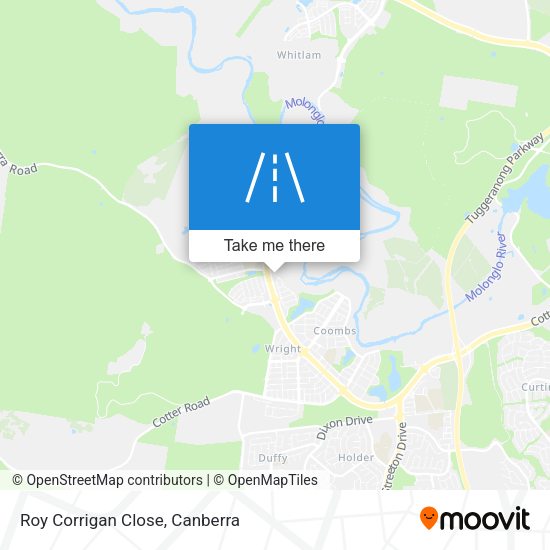 Roy Corrigan Close map