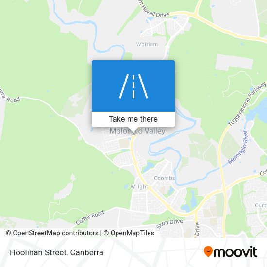 Hoolihan Street map