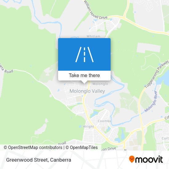 Greenwood Street map